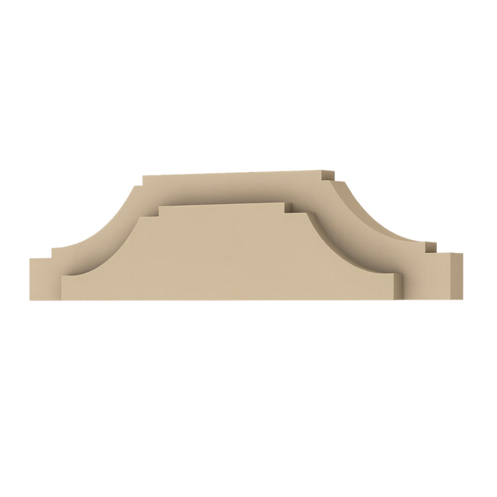 Decorative Pediment Crown Element - STU 0002