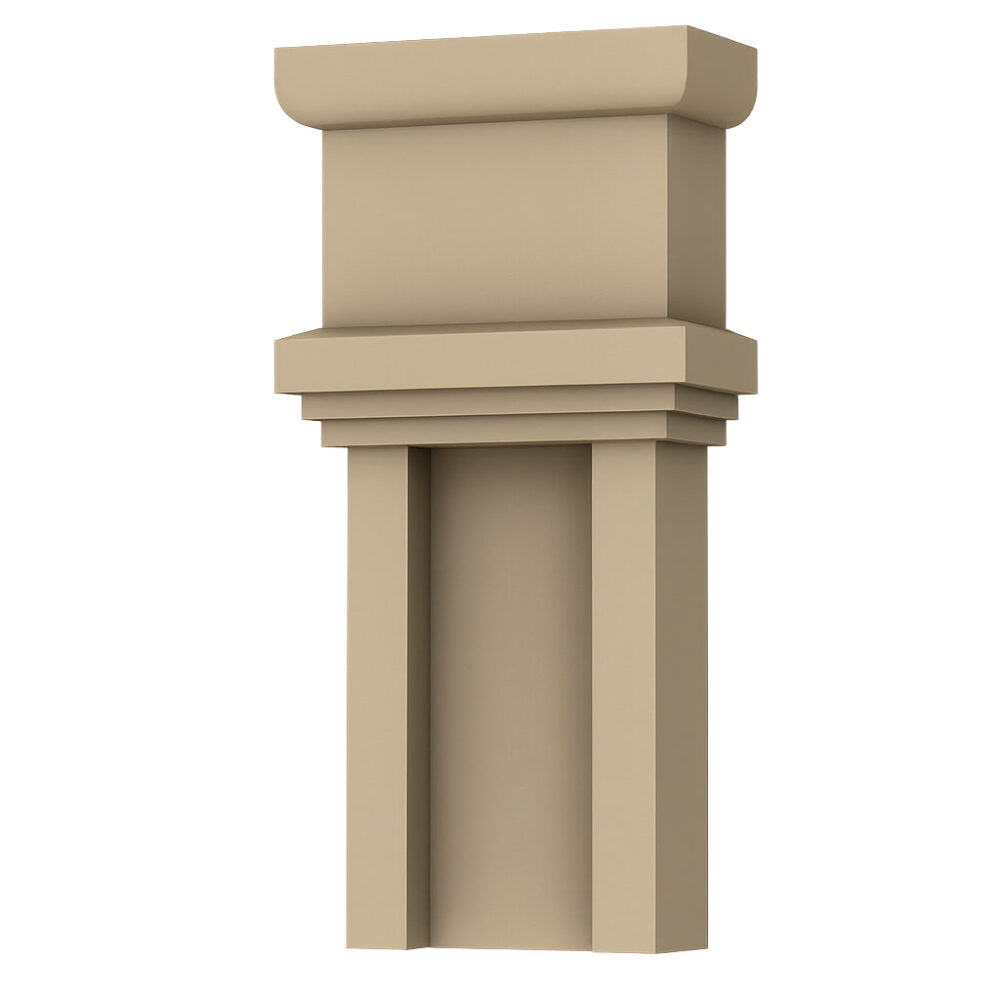 SSB-0501 – Classical Pilaster Bracket with Stepped Base