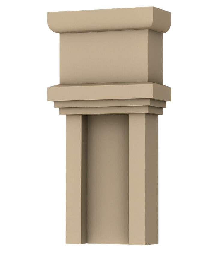SSB-0501 – Classical Pilaster Bracket with Stepped Base