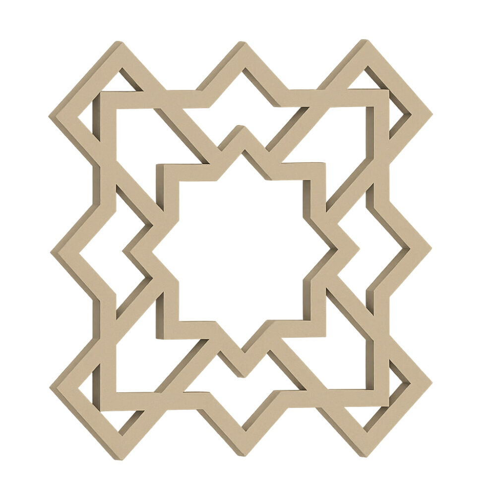 SMO-0005 – Star-Inspired Decorative Motif Panel