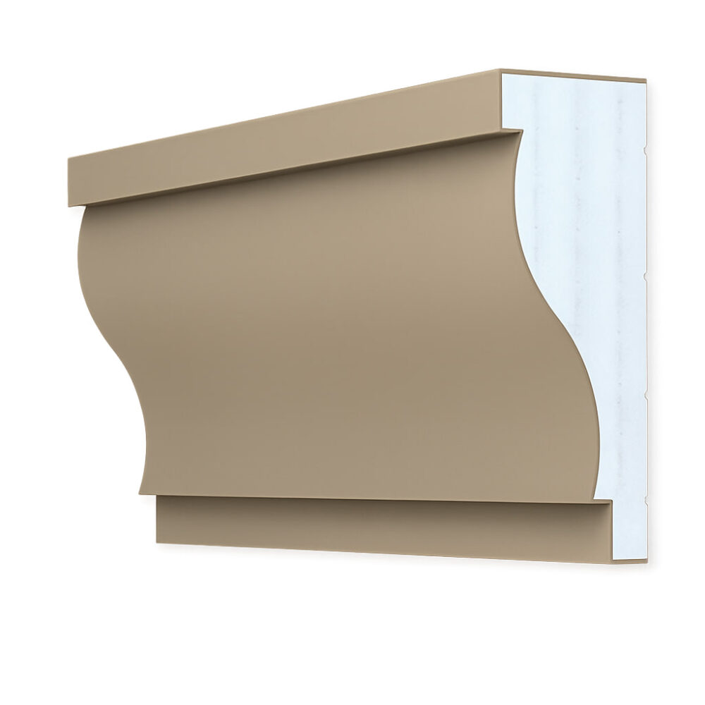 SKS-0014 – Elegant Floor Cornice with Curved Profile