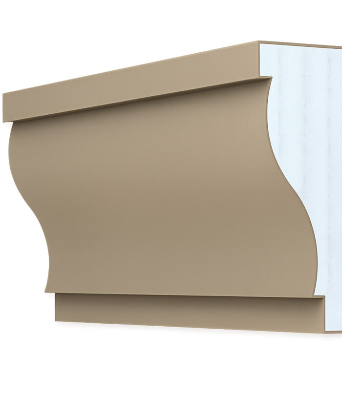 SKS-0014 – Elegant Floor Cornice with Curved Profile