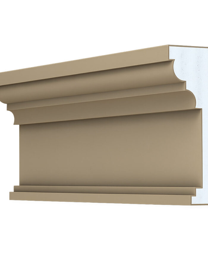SKS-0016 – Decorative Cornice Profile with Triple Curves