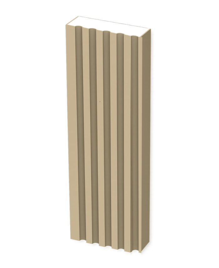 SST-0301 – 25×10 cm Fluted Rectangular Column